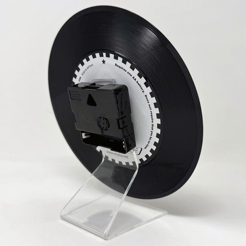 Vintage Recycled 45RPM Record Desk Clock