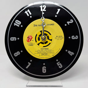 Vintage Recycled 45RPM Record Desk Clock
