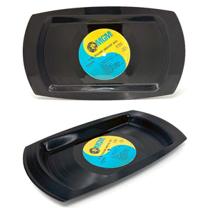 Vintage Recycled Record Rolling Tray/Trinket Tray