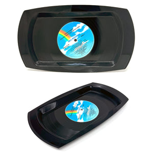 Vintage Recycled Record Rolling Tray/Trinket Tray