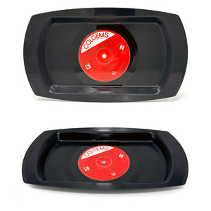 Vintage Recycled Record Rolling Tray/Trinket Tray