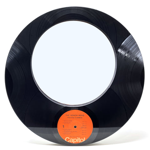 Vintage Recycled 45RPM Record Wall Clock