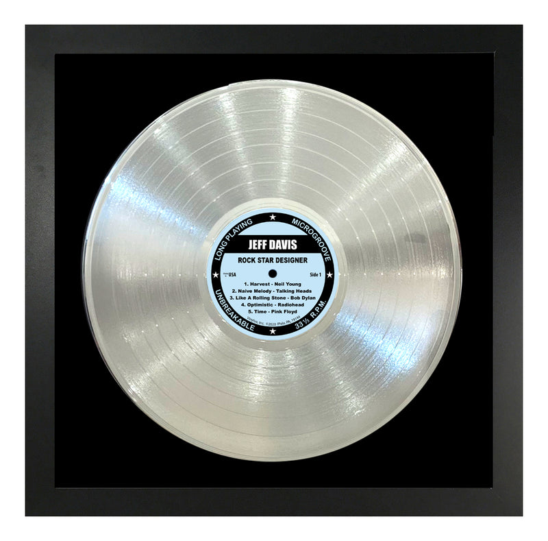 flydende meget fint Høj eksponering Personalized Authentic Framed Platinum Vinyl Record – Vinylux