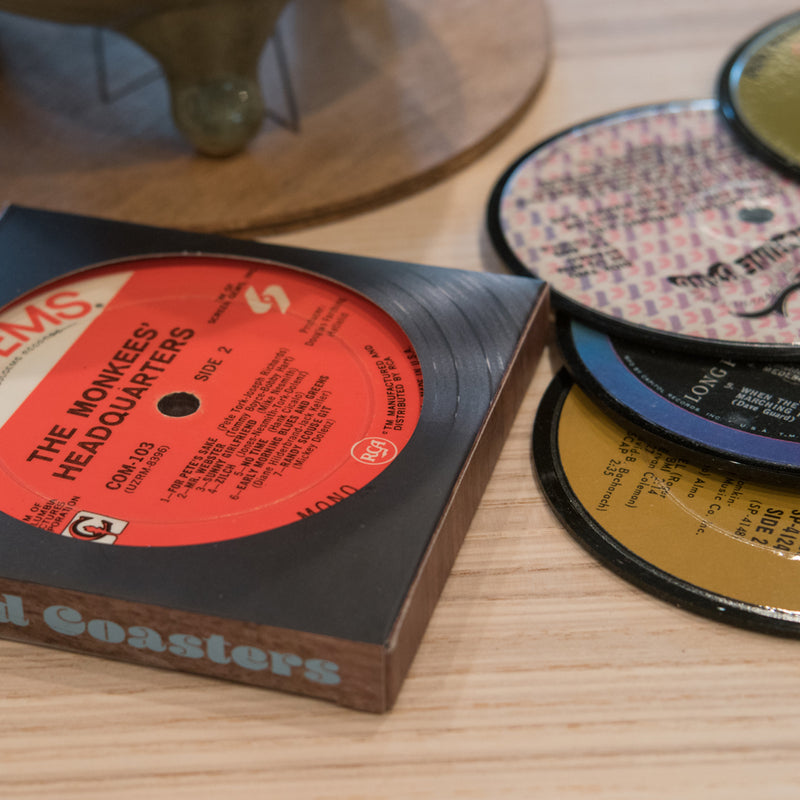 Retro Music Lover Vinyl Record Coasters – Music Box Mercantile